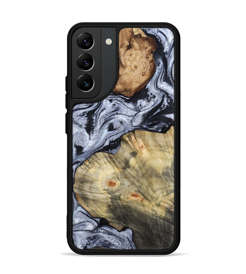 Galaxy S22 Plus Wood Phone Case - Deon (Black & White, 786667)