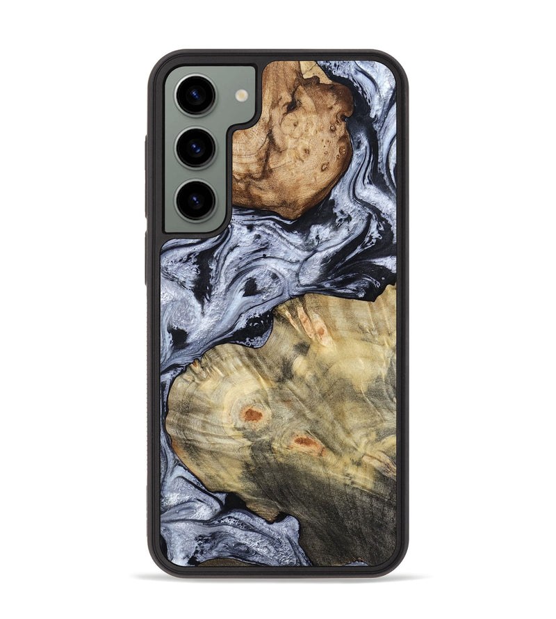 Galaxy S23 Plus Wood Phone Case - Deon (Black & White, 786667)