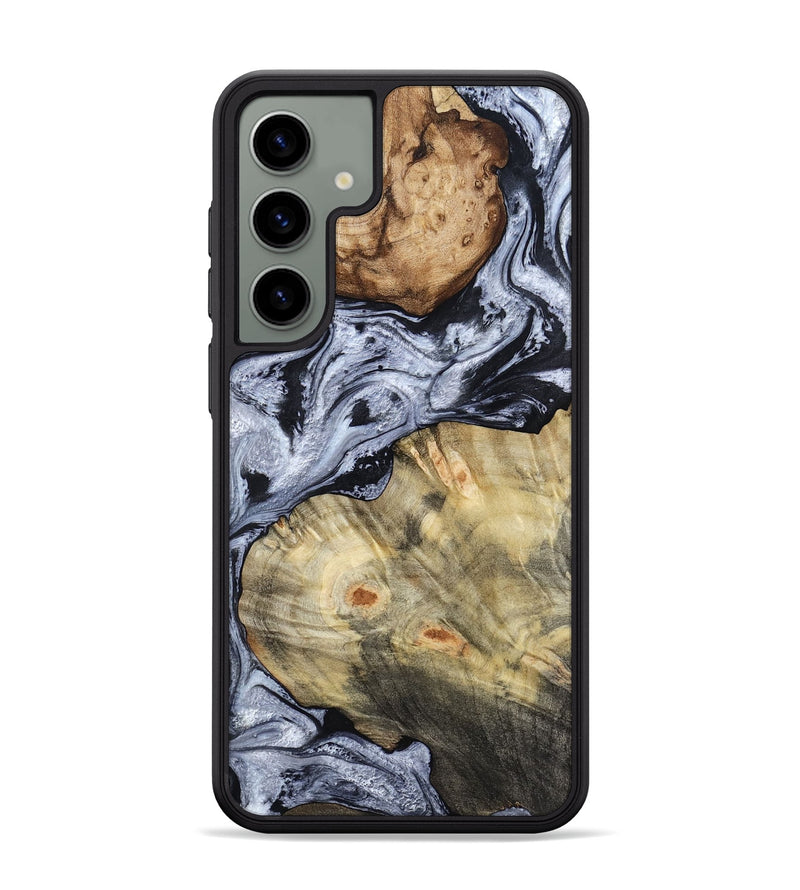 Galaxy S24 Plus Wood Phone Case - Deon (Black & White, 786667)