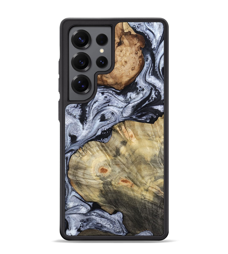 Galaxy S25 Ultra Wood Phone Case - Deon (Black & White, 786667)