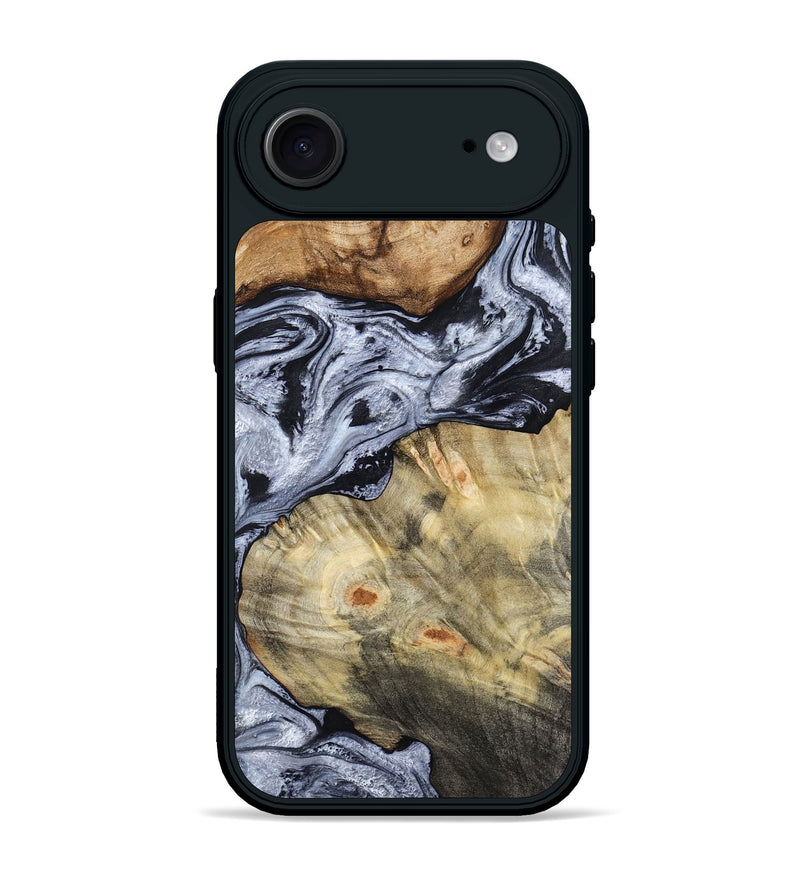 iPhone 17 Air Wood Phone Case - Deon (Black & White, 786667)