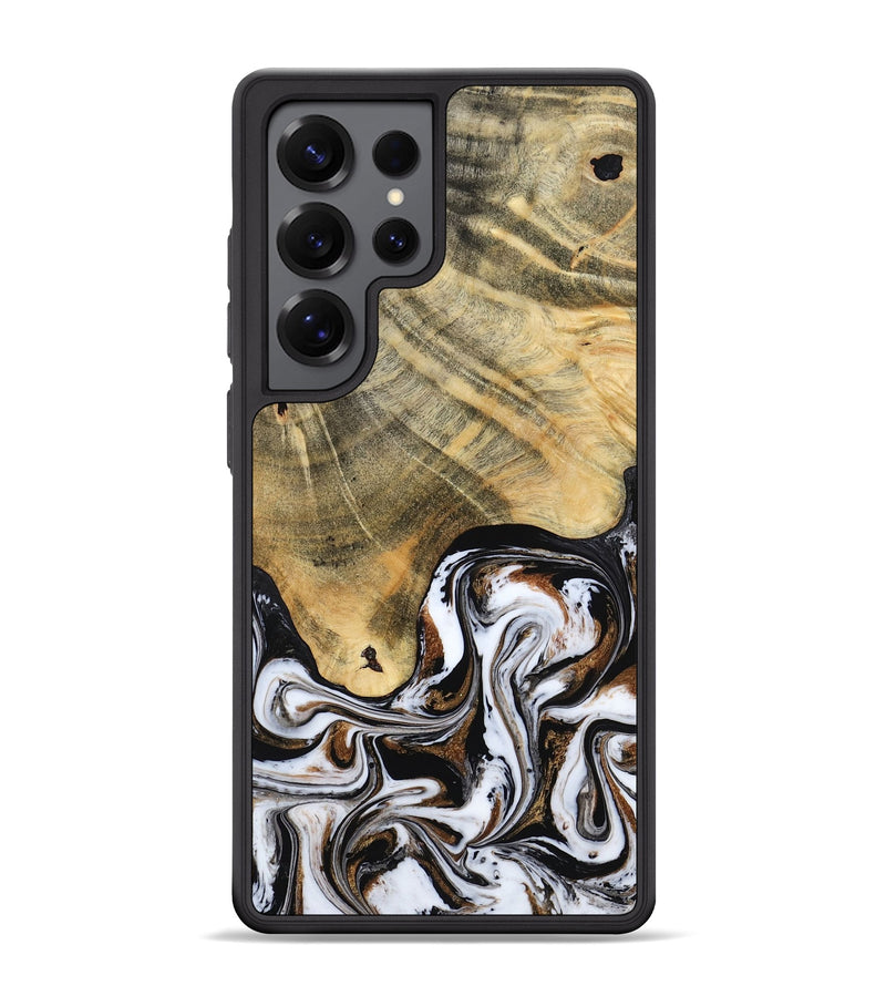 Galaxy S25 Ultra Wood Phone Case - Lacy (Black & White, 786668)