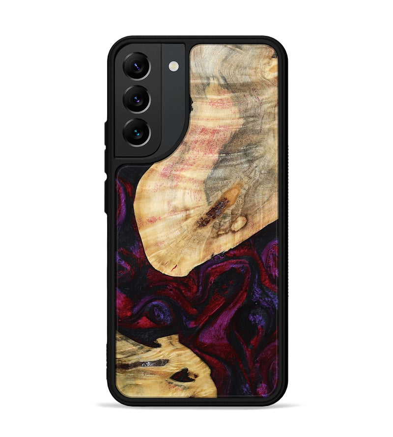 Galaxy S22 Plus Wood Phone Case - Gina (Red, 786787)