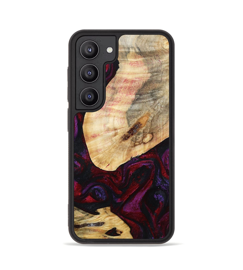 Galaxy S23 Wood Phone Case - Gina (Red, 786787)