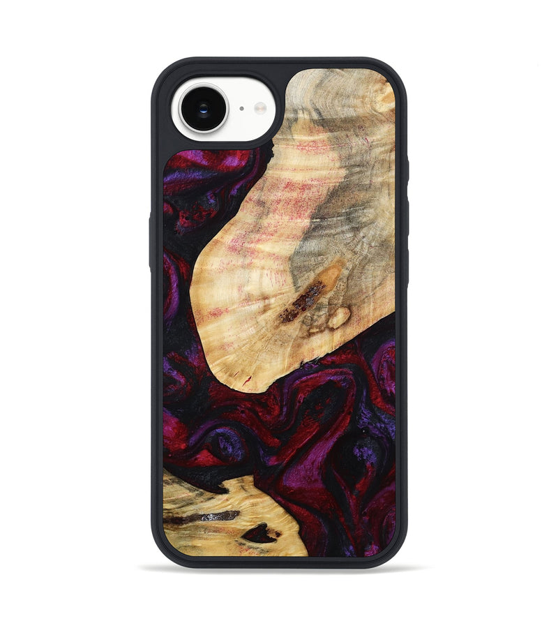 iPhone 16e Wood Phone Case - Gina (Red, 786787)