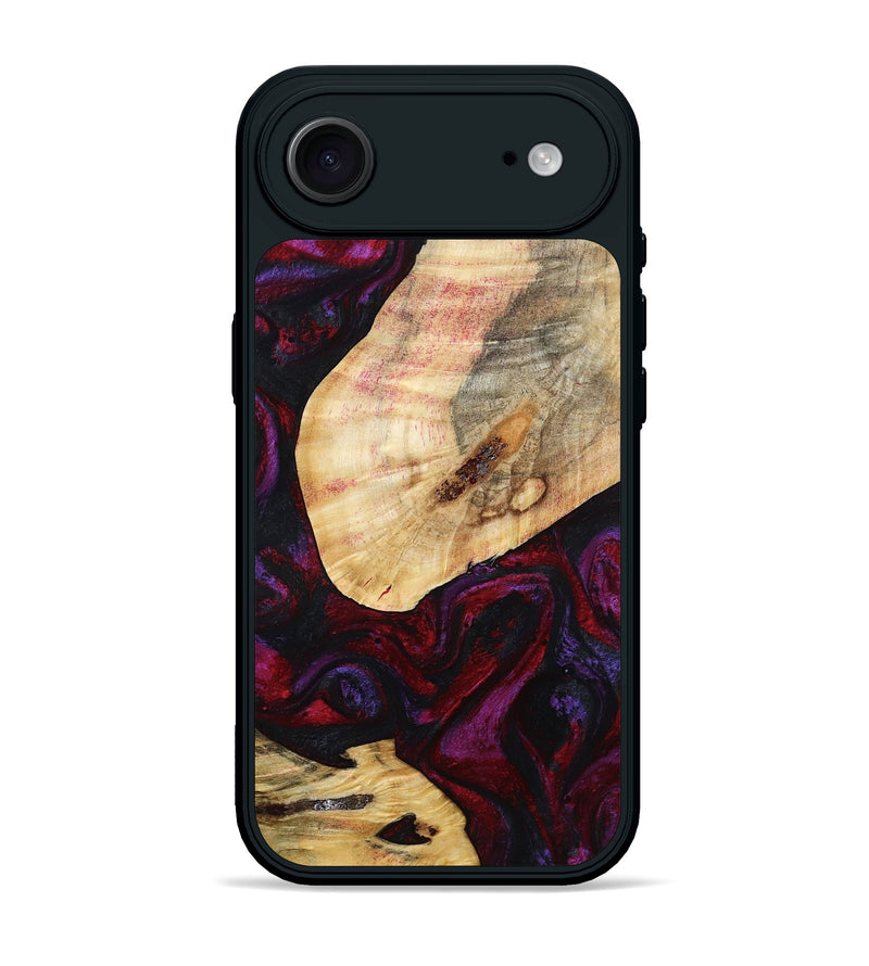 iPhone 17 Air Wood Phone Case - Gina (Red, 786787)