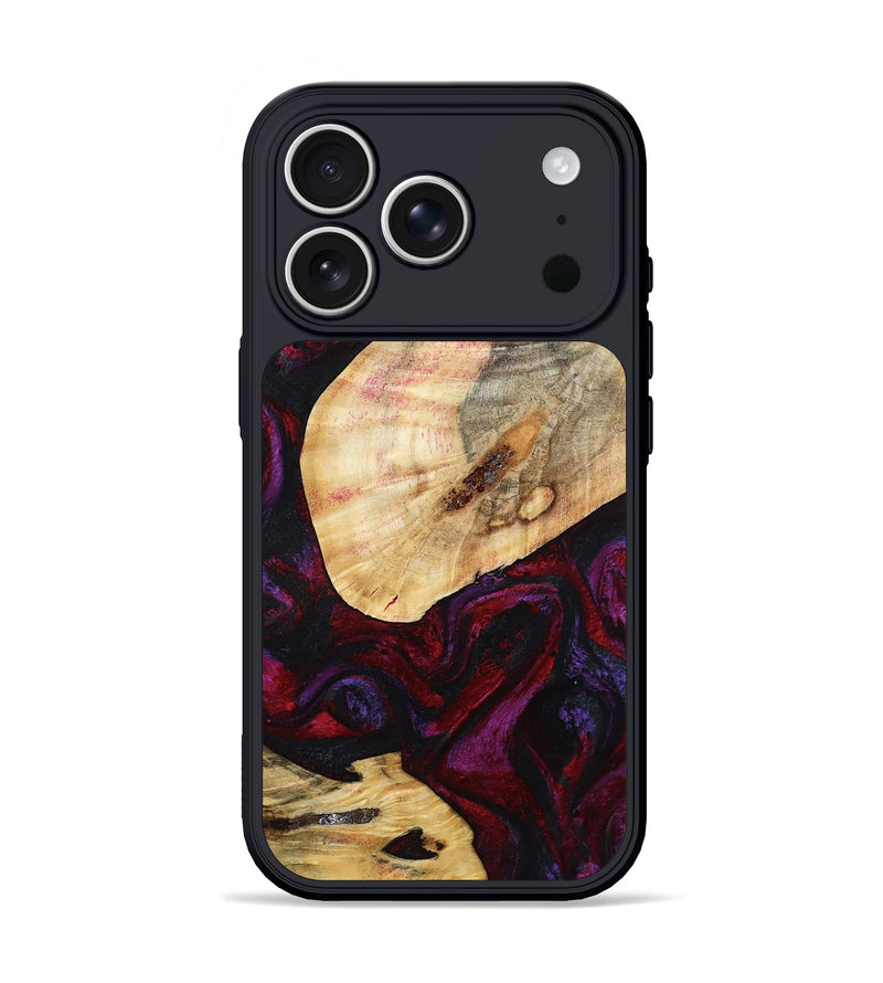 iPhone 17 Pro Wood Phone Case - Gina (Red, 786787)