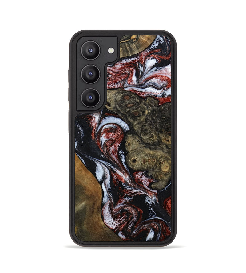 Galaxy S23 Wood Phone Case - Kiera (Black & White, 786789)