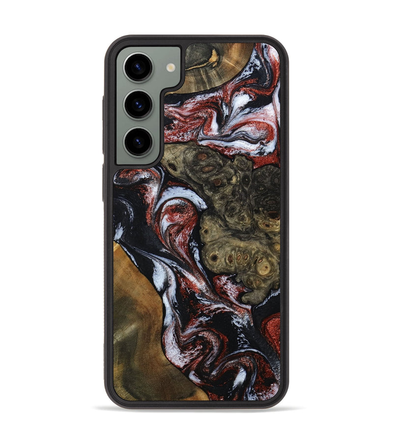 Galaxy S23 Plus Wood Phone Case - Kiera (Black & White, 786789)