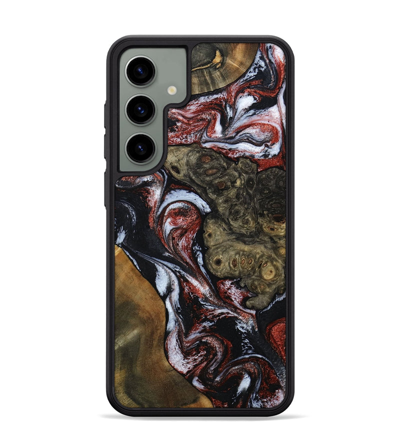 Galaxy S24 Plus Wood Phone Case - Kiera (Black & White, 786789)