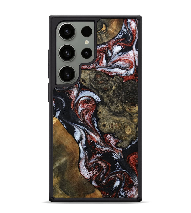 Galaxy S24 Ultra Wood Phone Case - Kiera (Black & White, 786789)