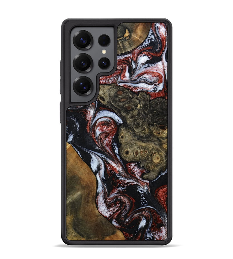 Galaxy S25 Ultra Wood Phone Case - Kiera (Black & White, 786789)