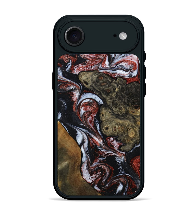 iPhone 17 Air Wood Phone Case - Kiera (Black & White, 786789)