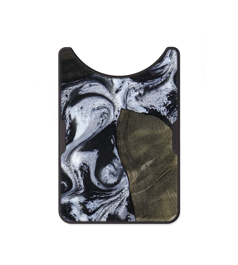 Alloy Wood Wallet - Alec (Black & White, 786791)