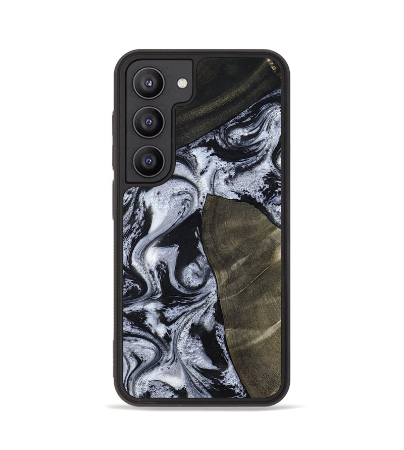 Galaxy S23 Wood Phone Case - Alec (Black & White, 786791)