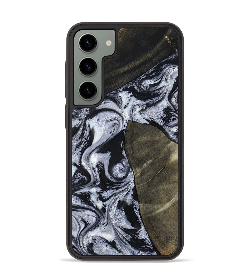 Galaxy S23 Plus Wood Phone Case - Alec (Black & White, 786791)