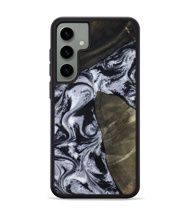 Galaxy S24 Plus Wood Phone Case - Alec (Black & White, 786791)