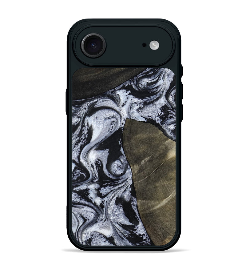 iPhone 17 Air Wood Phone Case - Alec (Black & White, 786791)