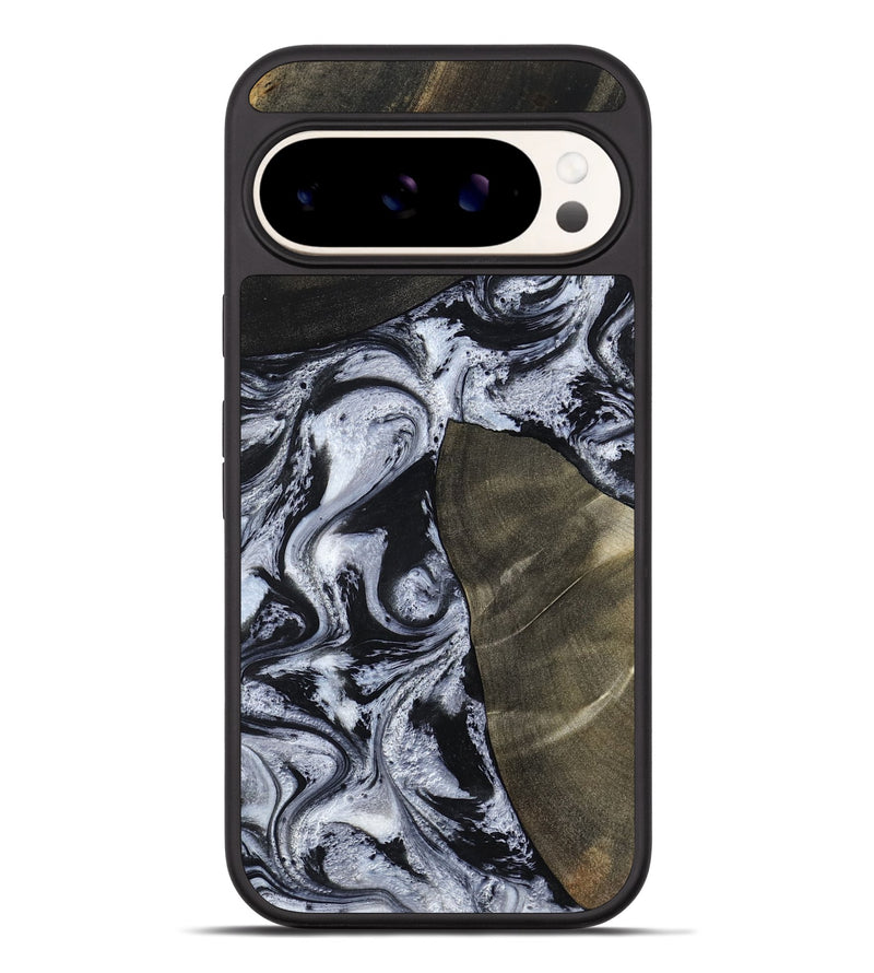 Pixel 9 Pro XL Wood Phone Case - Alec (Black & White, 786791)