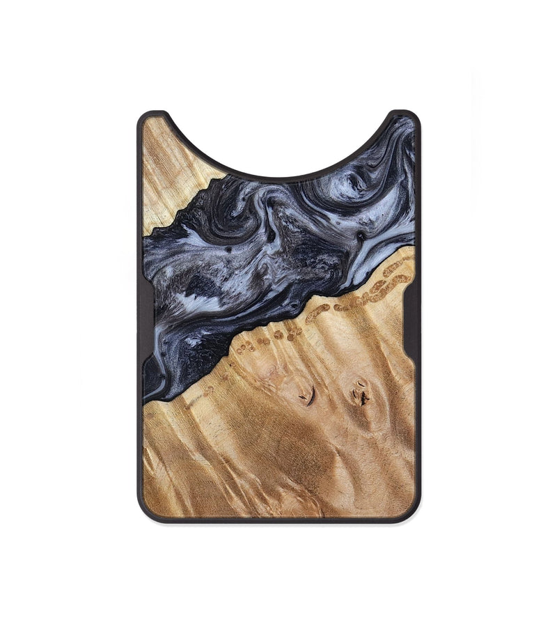 Alloy Wood Wallet - Taniyah (Black & White, 786796)