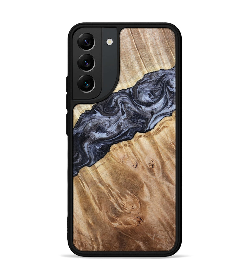 Galaxy S22 Plus Wood Phone Case - Taniyah (Black & White, 786796)