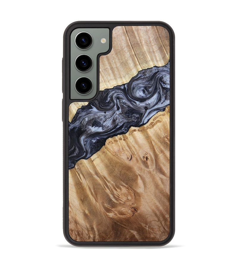 Galaxy S23 Plus Wood Phone Case - Taniyah (Black & White, 786796)