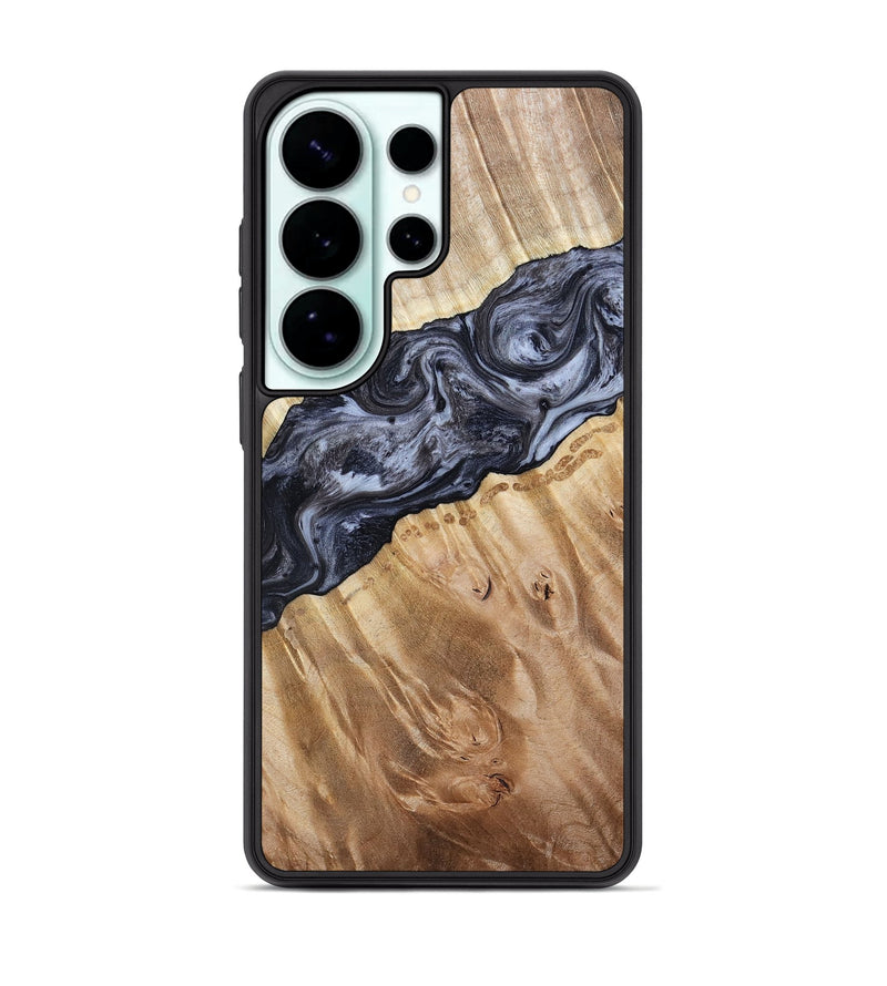 Galaxy S26 Ultra Wood Phone Case - Taniyah (Black & White, 786796)
