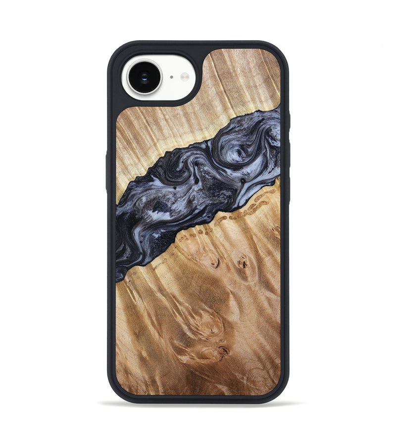 iPhone 16e Wood Phone Case - Taniyah (Black & White, 786796)