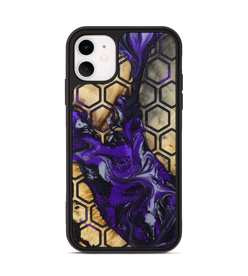 iPhone 11 Wood Phone Case - Adriane (Pattern, 786824)