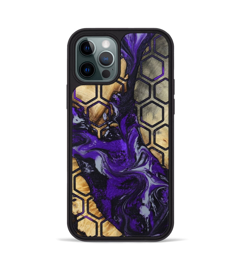 iPhone 12 Pro Wood Phone Case - Adriane (Pattern, 786824)