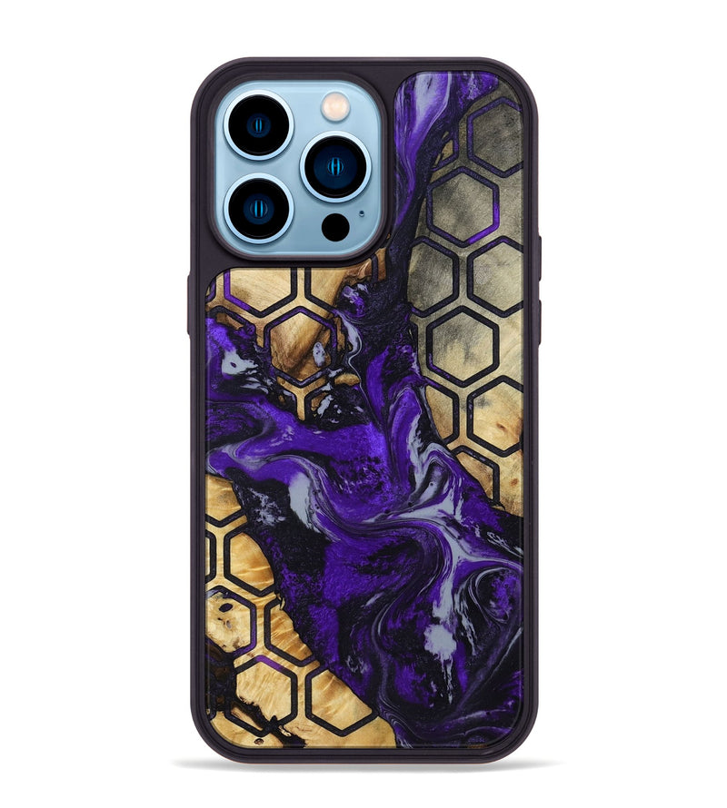 iPhone 14 Pro Max Wood Phone Case - Adriane (Pattern, 786824)