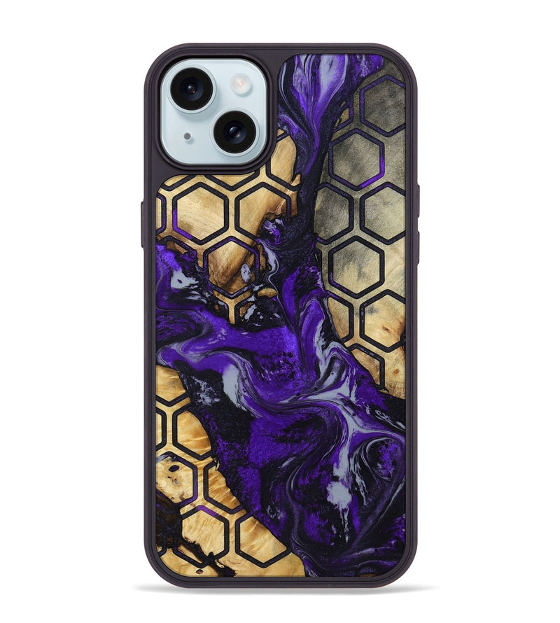 iPhone 15 Plus Wood Phone Case - Adriane (Pattern, 786824)