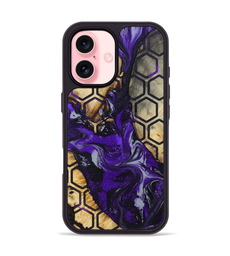 iPhone 16 Wood Phone Case - Adriane (Pattern, 786824)