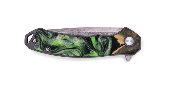 EDC Wood Pocket Knife - Tayla (Green, 786843)