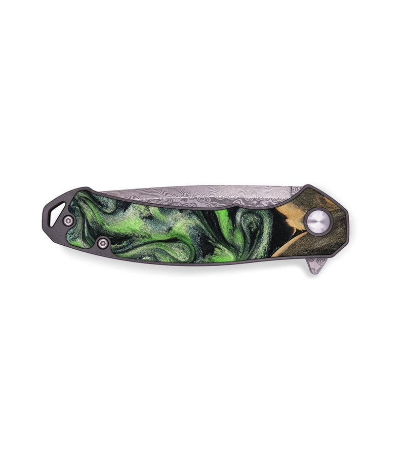 EDC Wood Pocket Knife - Tayla (Green, 786843)