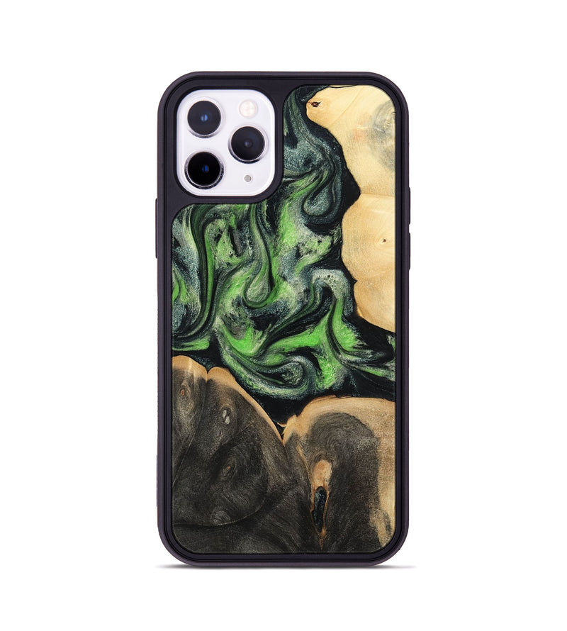 iPhone 11 Pro Wood Phone Case - Tayla (Green, 786843)