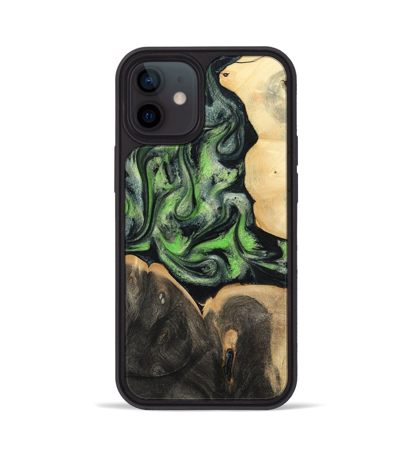 iPhone 12 Wood Phone Case - Tayla (Green, 786843)