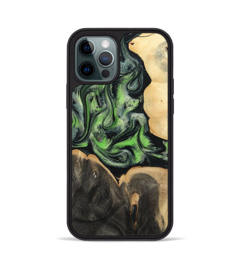 iPhone 12 Pro Wood Phone Case - Tayla (Green, 786843)