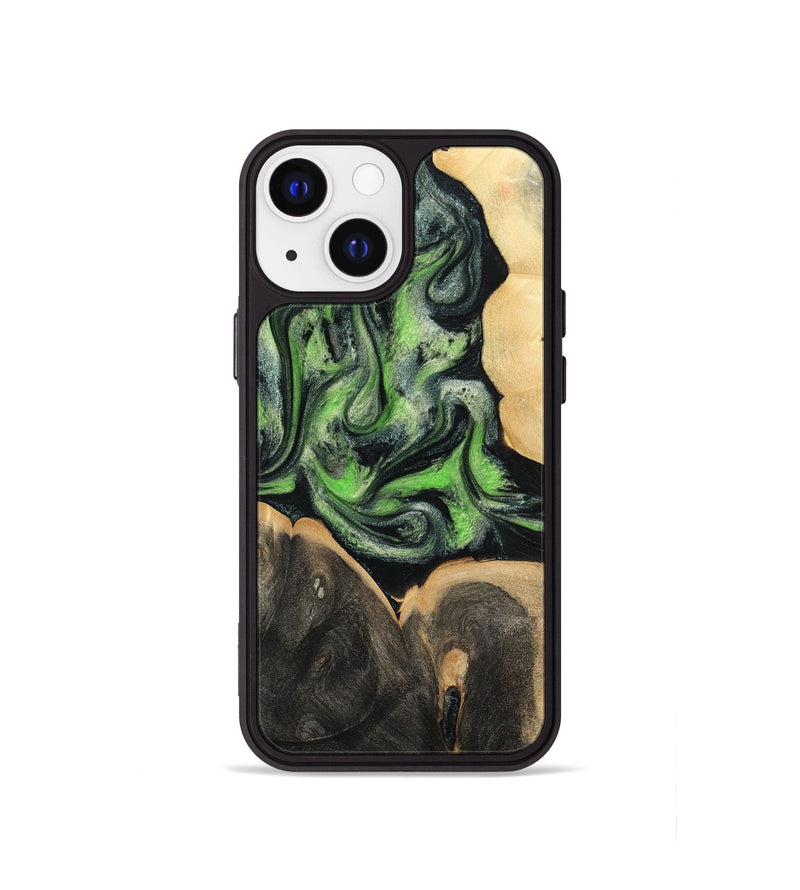 iPhone 13 mini Wood Phone Case - Tayla (Green, 786843)
