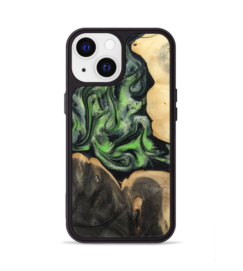 iPhone 13 Wood Phone Case - Tayla (Green, 786843)