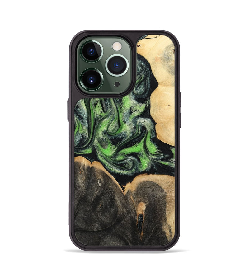 iPhone 13 Pro Wood Phone Case - Tayla (Green, 786843)