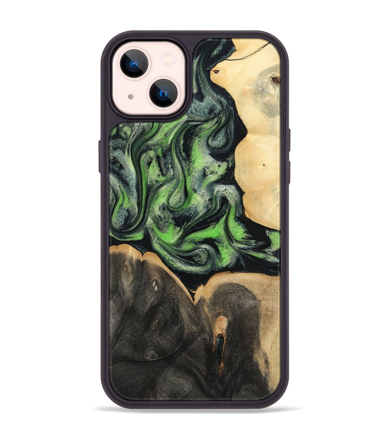 iPhone 14 Plus Wood Phone Case - Tayla (Green, 786843)
