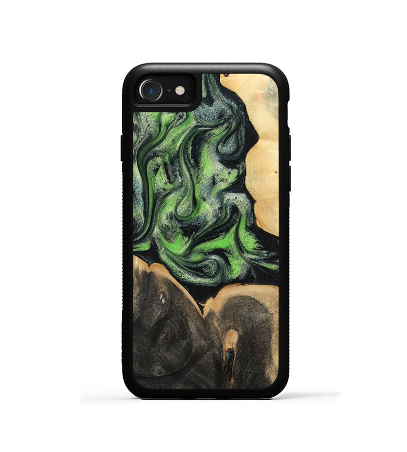 iPhone SE Wood Phone Case - Tayla (Green, 786843)