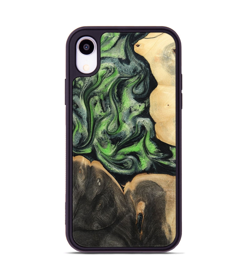 iPhone Xr Wood Phone Case - Tayla (Green, 786843)