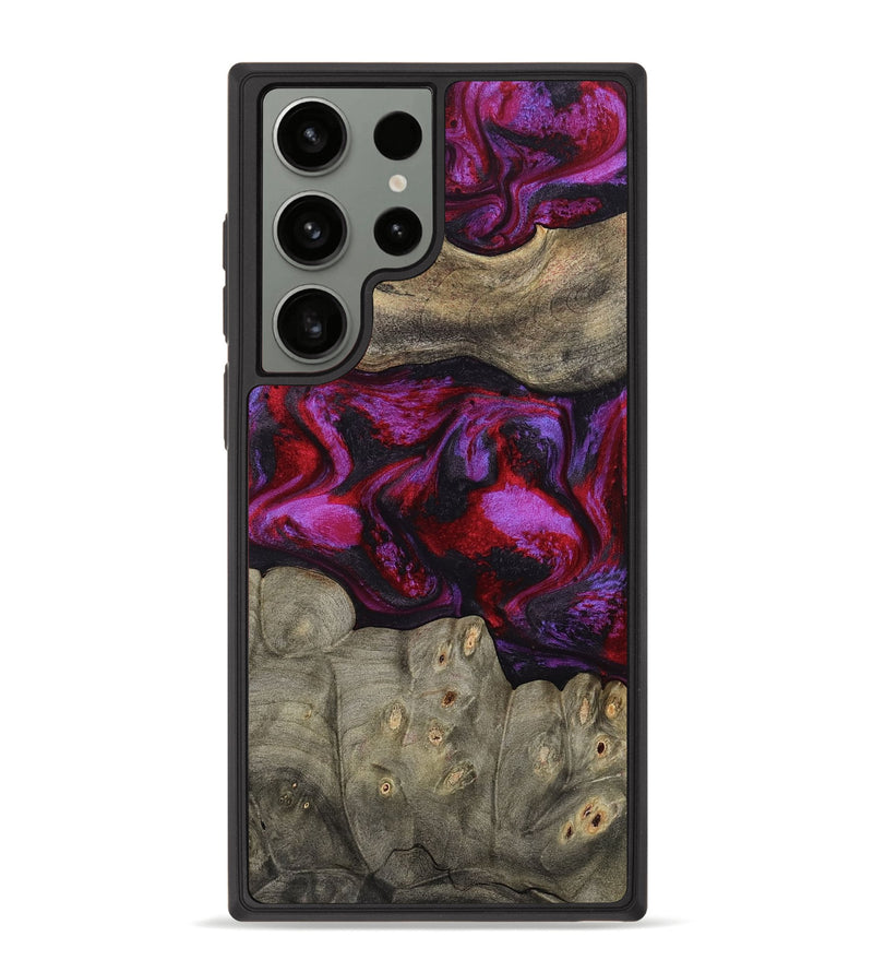 Galaxy S23 Ultra Wood Phone Case - Rhonda (Red, 787153)