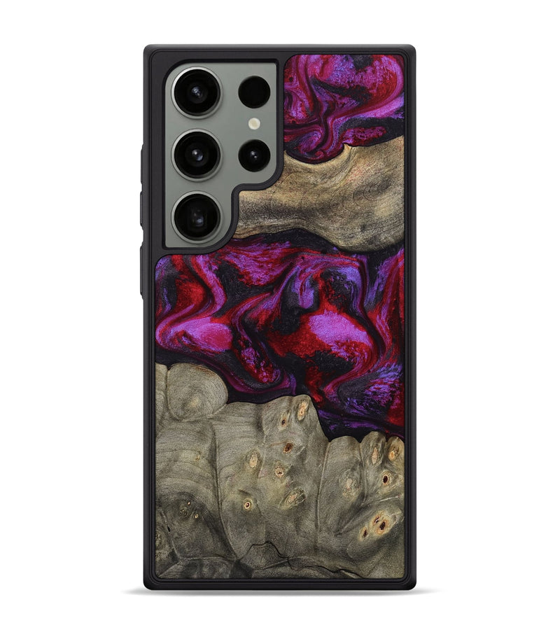 Galaxy S24 Ultra Wood Phone Case - Rhonda (Red, 787153)
