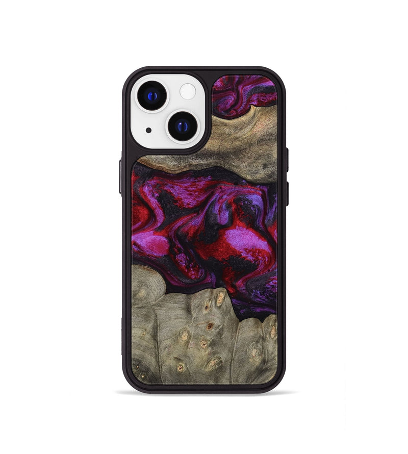 iPhone 13 mini Wood Phone Case - Rhonda (Red, 787153)