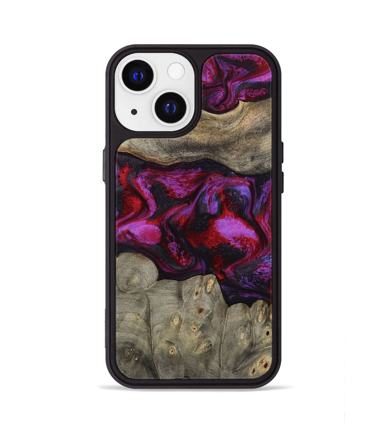 iPhone 13 Wood Phone Case - Rhonda (Red, 787153)