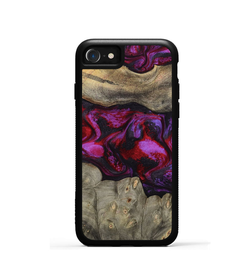 iPhone SE Wood Phone Case - Rhonda (Red, 787153)