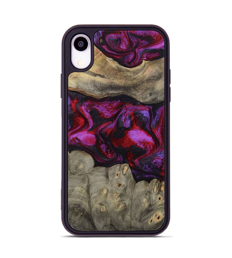 iPhone Xr Wood Phone Case - Rhonda (Red, 787153)